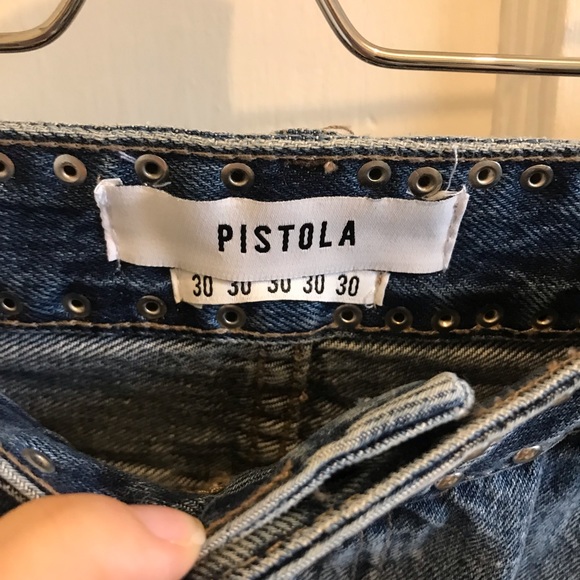 Pistola denim skirt with studs - Picture 5 of 6